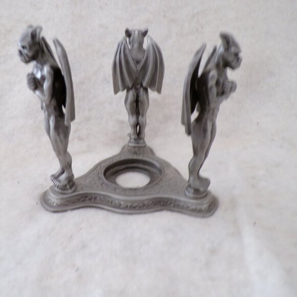 Lavaggi 4" Winged Angel Tea Light Holder Figurine Sculpture + Gargoyle - Picture 4 of 6